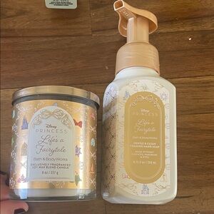 Bath & Body Works / Disney Princess Candle & Foaming Hand Soap